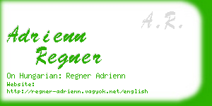 adrienn regner business card